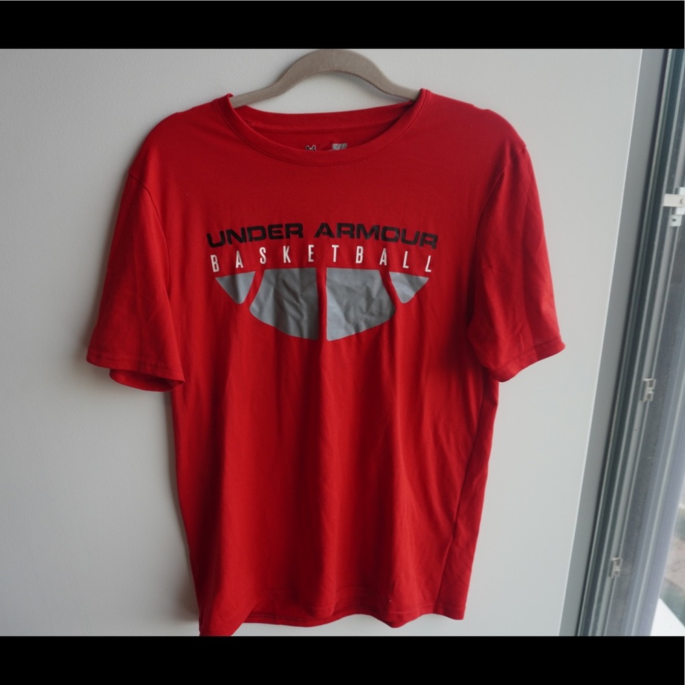 Under Armour Red Basketball T-Shirt